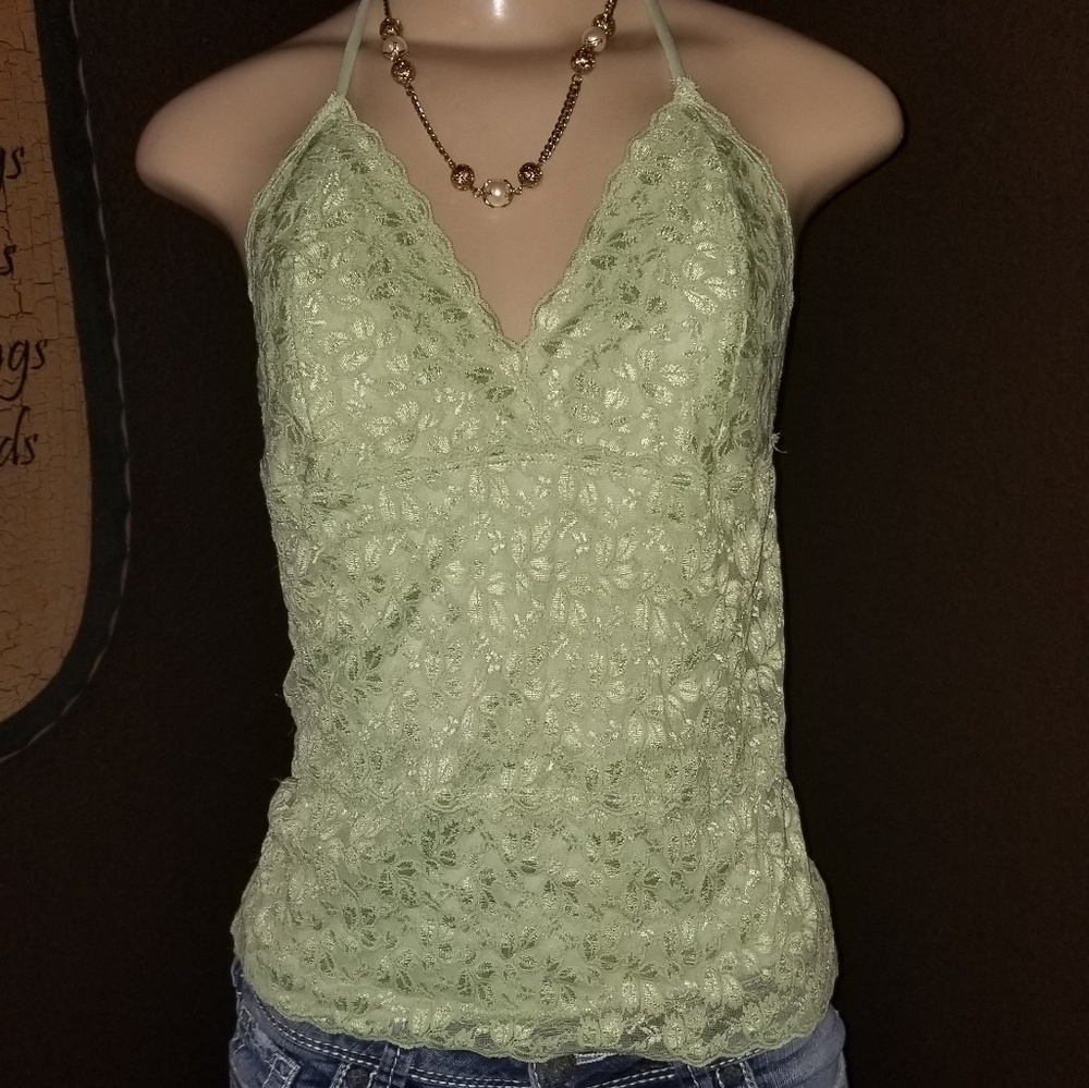 💚Beautiful Vintage Maurices M Halter Top